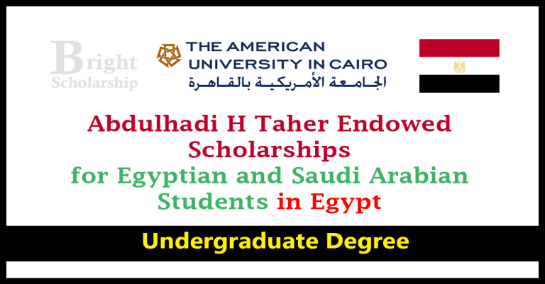 Abdulhadi H Taher Endowed Scholarships for Egyptian and Saudi Arabian Students 