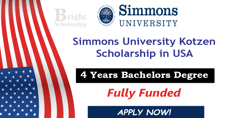 Simmons University Kotzen Scholarship 2024-25 for International Students