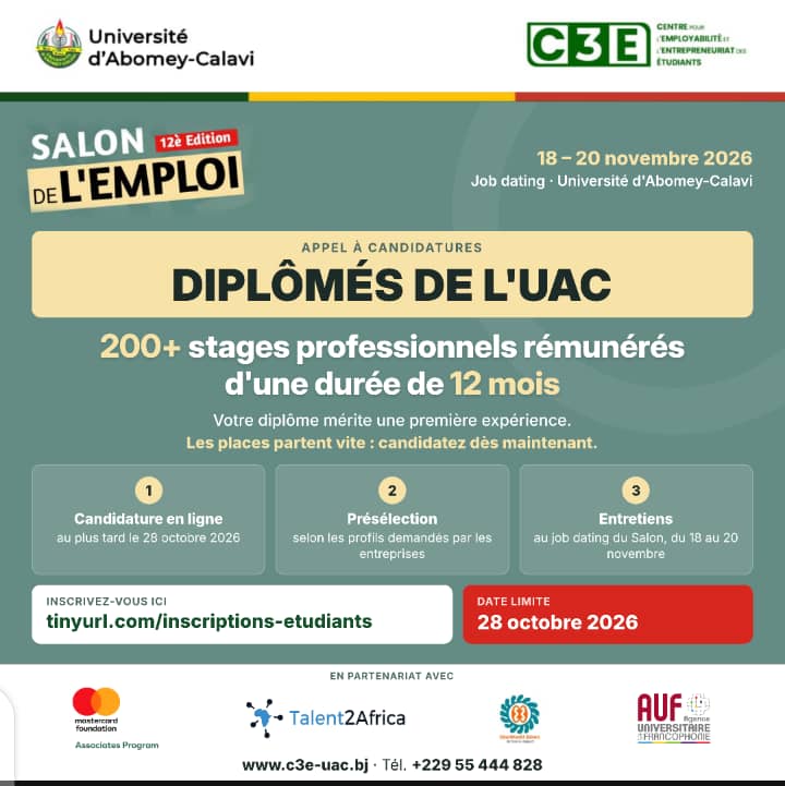 SALON DE L'EMPLOI – 12e ÉDITION